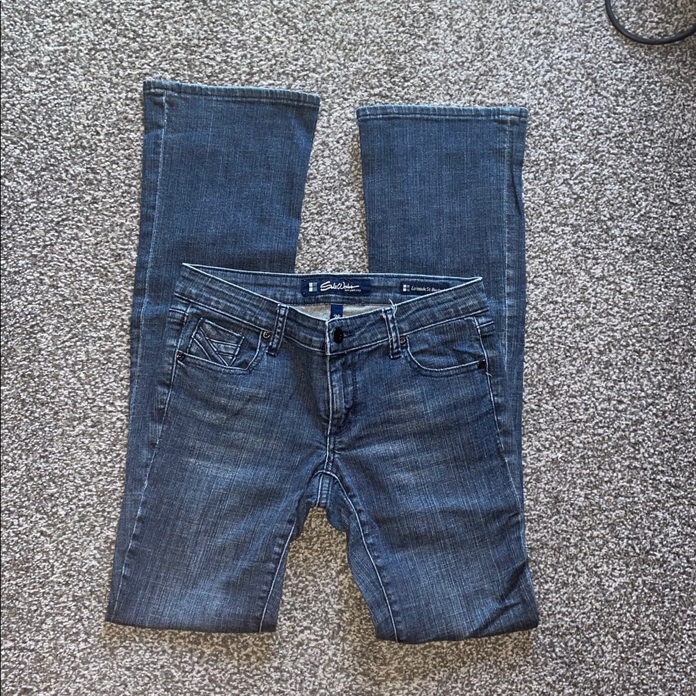 SaltWorks Y2K Loisaida St. Bootcut Denim Jeans Dark Wash Size 26